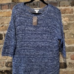 Cobalt / Denim Blue knit top